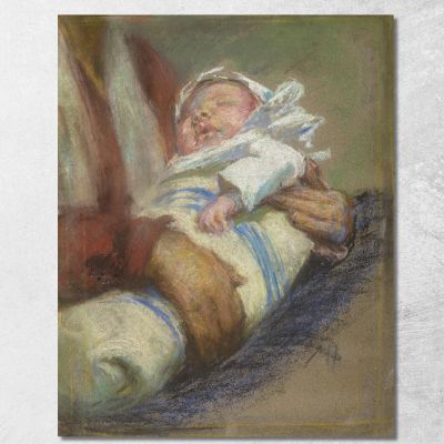 In Fasce Alice Pike Barney apb41 quadro stampa su tela