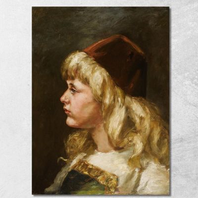 Natalie A Sette Anni Alice Pike Barney apb82 quadro stampa su tela