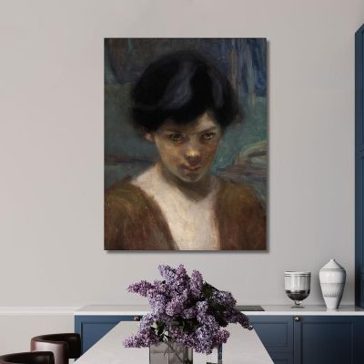Étude De La Tête D'Un Garçon Alice Pike Barney, apb102 tableau impression sur toile