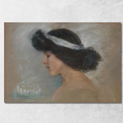 Ninfea Alice Pike Barney apb123 quadro stampa su tela