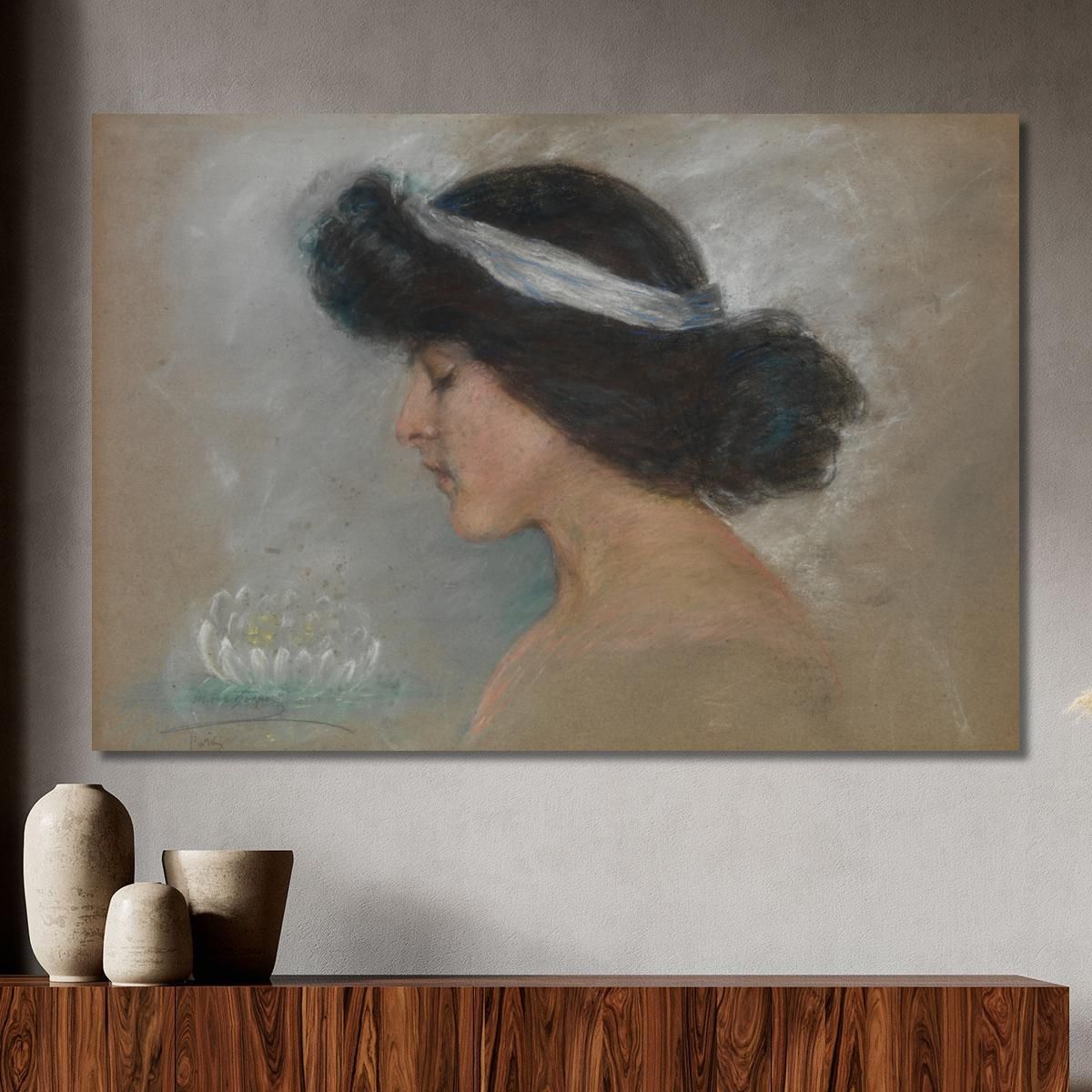 Ninfea Alice Pike Barney apb123 quadro stampa su tela