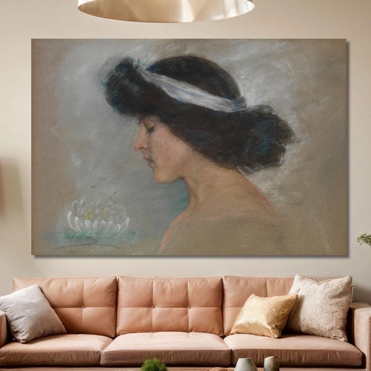 Ninfea Alice Pike Barney apb123 quadro stampa su tela