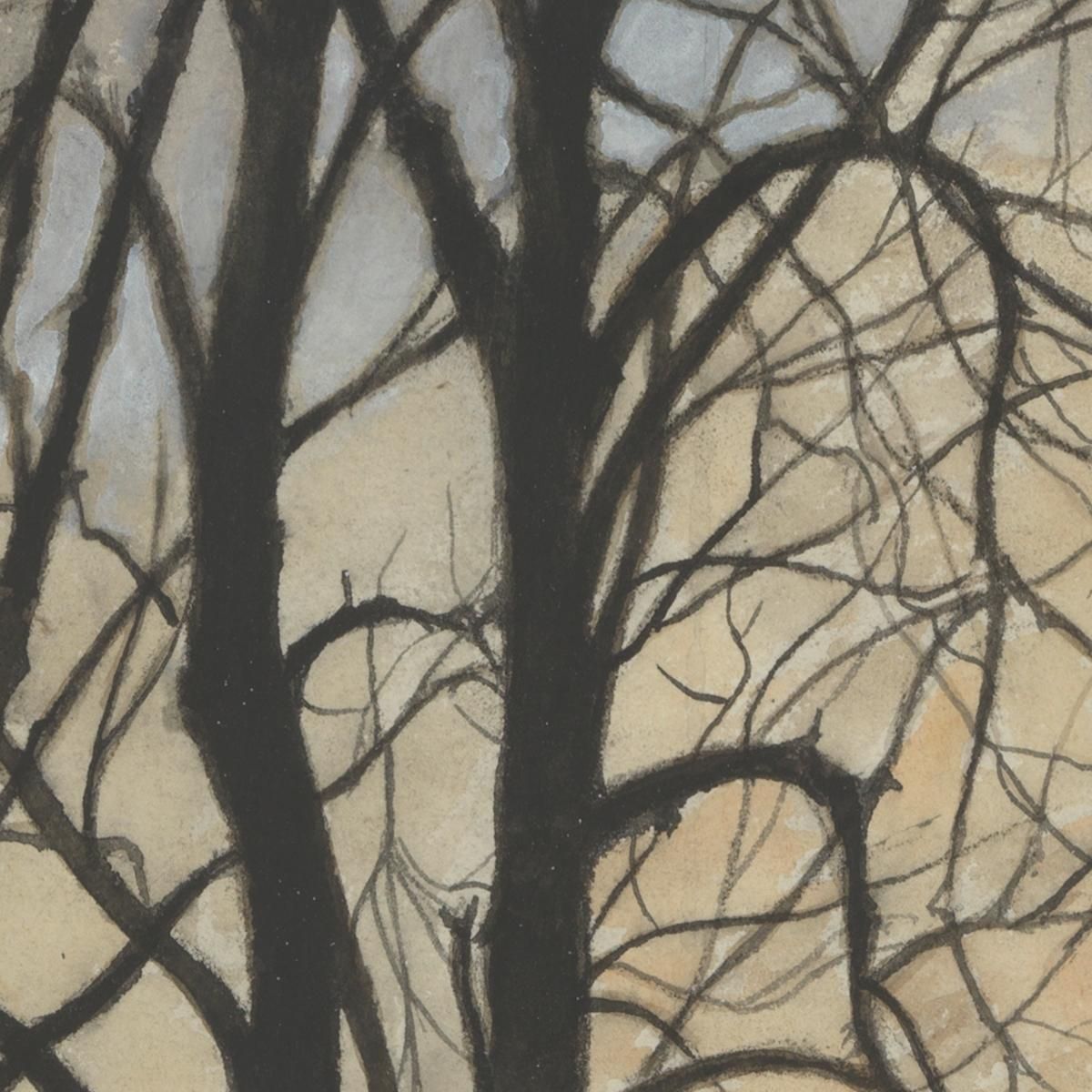 Albero E Cielo Léon Spilliaert lsp1 quadro stampa su tela