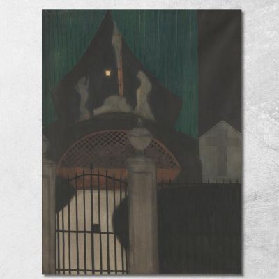 Calvario E Purgatorio Ad Est Léon Spilliaert lsp22 quadro stampa su tela