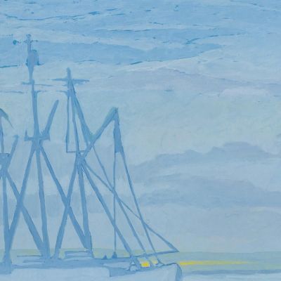 Peschereccio Sul Mare Léon Spilliaert lsp23 quadro stampa su tela