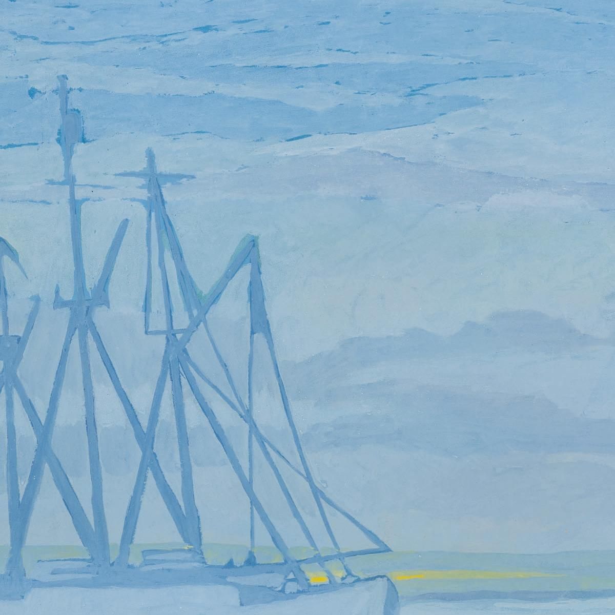 Peschereccio Sul Mare Léon Spilliaert lsp23 quadro stampa su tela