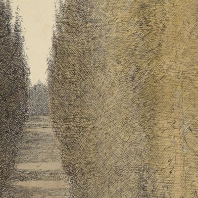 Il Brandgang Léon Spilliaert lsp26 quadro stampa su tela