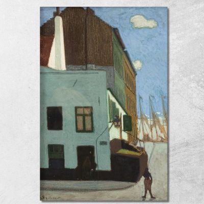 Il Pulpito Di Ostenda Léon Spilliaert lsp31 quadro stampa su tela