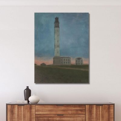 Il Faro Di Ostenda All'Alba Léon Spilliaert lsp34 quadro stampa su tela