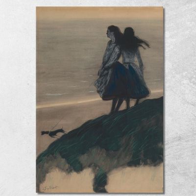 Ragazze Su Una Duna Léon Spilliaert lsp49 quadro stampa su tela