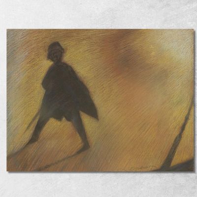 La Fine Di Una Bella Figura Di Giorno In Controluce Léon Spilliaert lsp53 quadro stampa su tela