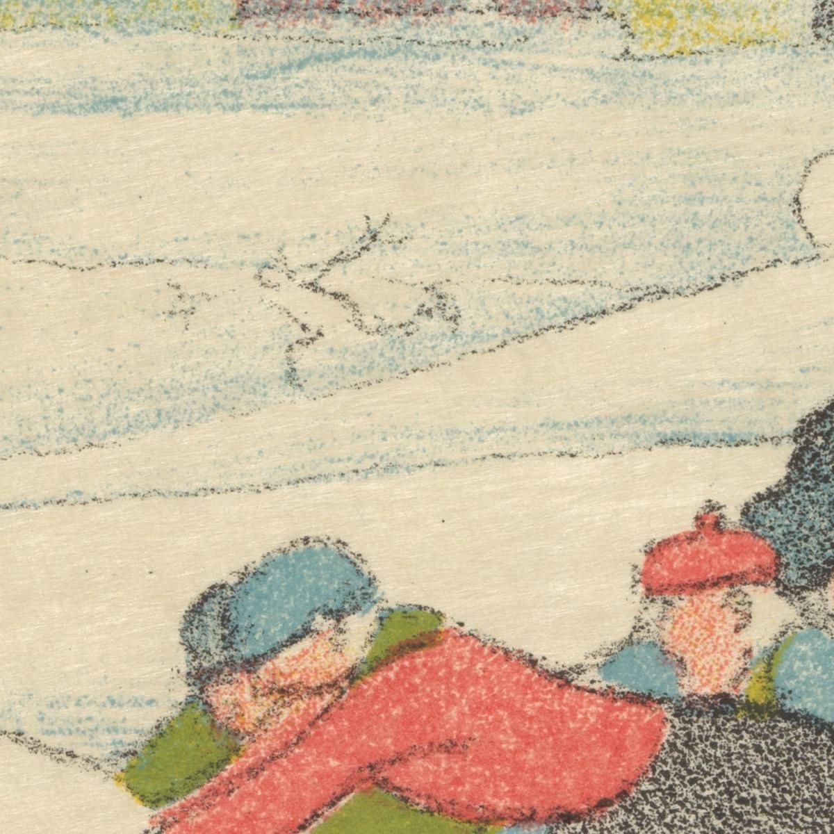 Giochi Sulla Neve Davanti Al Mulino Léon Spilliaert lsp56 quadro stampa su tela