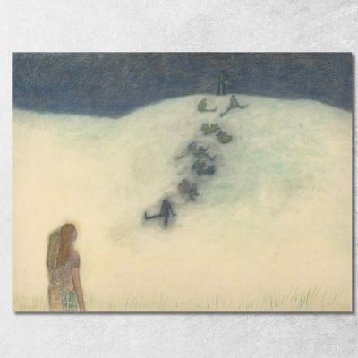 Bambini Sulla Duna Léon Spilliaert lsp58 quadro stampa su tela