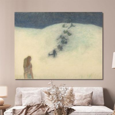 Kinder Auf Der Düne Léon Spilliaert, lsp58 drucken auf leinwand