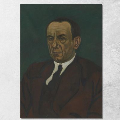 Ritratto Di Henri Vandeputte Léon Spilliaert lsp95 quadro stampa su tela