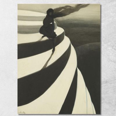 Vertigine Léon Spilliaert lsp110 quadro stampa su tela