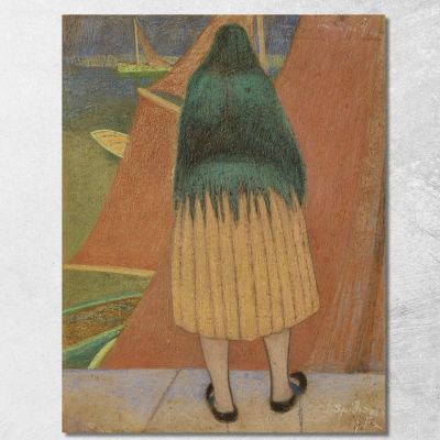 Pescatrice Léon Spilliaert lsp111 quadro stampa su tela