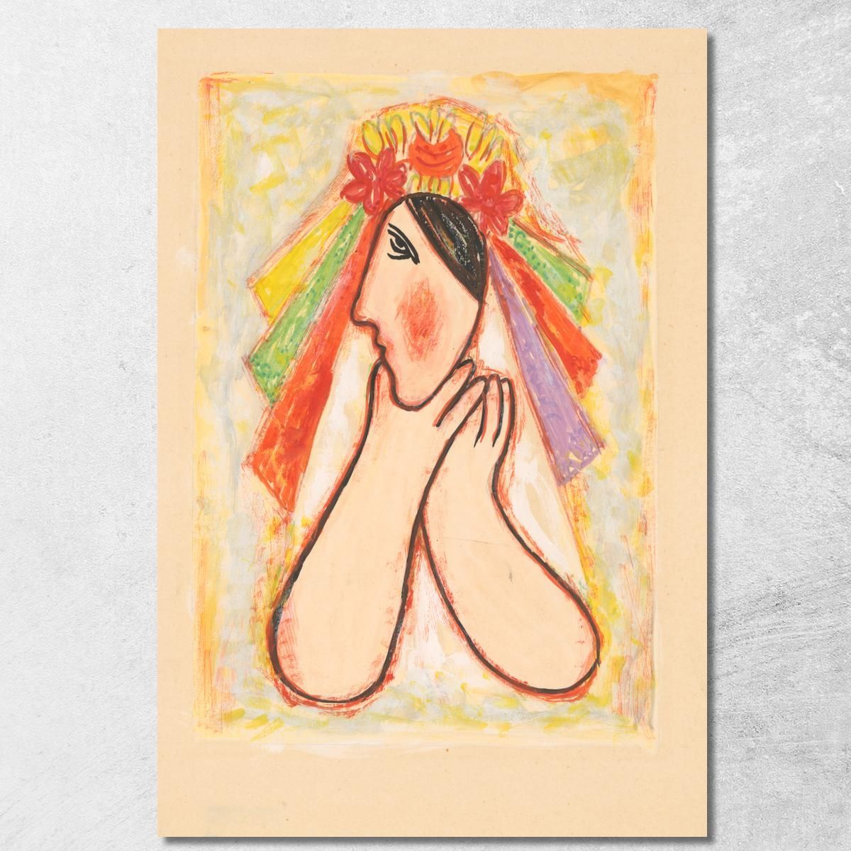 Sposa Mikuláš Galanda mgl14 quadro stampa su tela Sposa Mikuláš Galanda mgl14 quadro stampa su tela