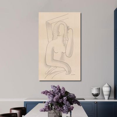 Combing Mikuláš Galanda, mgl17 canvas print