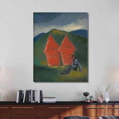 Fienili Mikuláš Galanda, mgl43 quadro stampa su tela