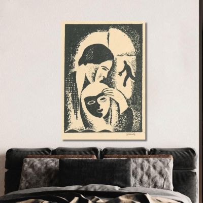 Liebhaber 2 Mikuláš Galanda, mgl56 drucken auf leinwand