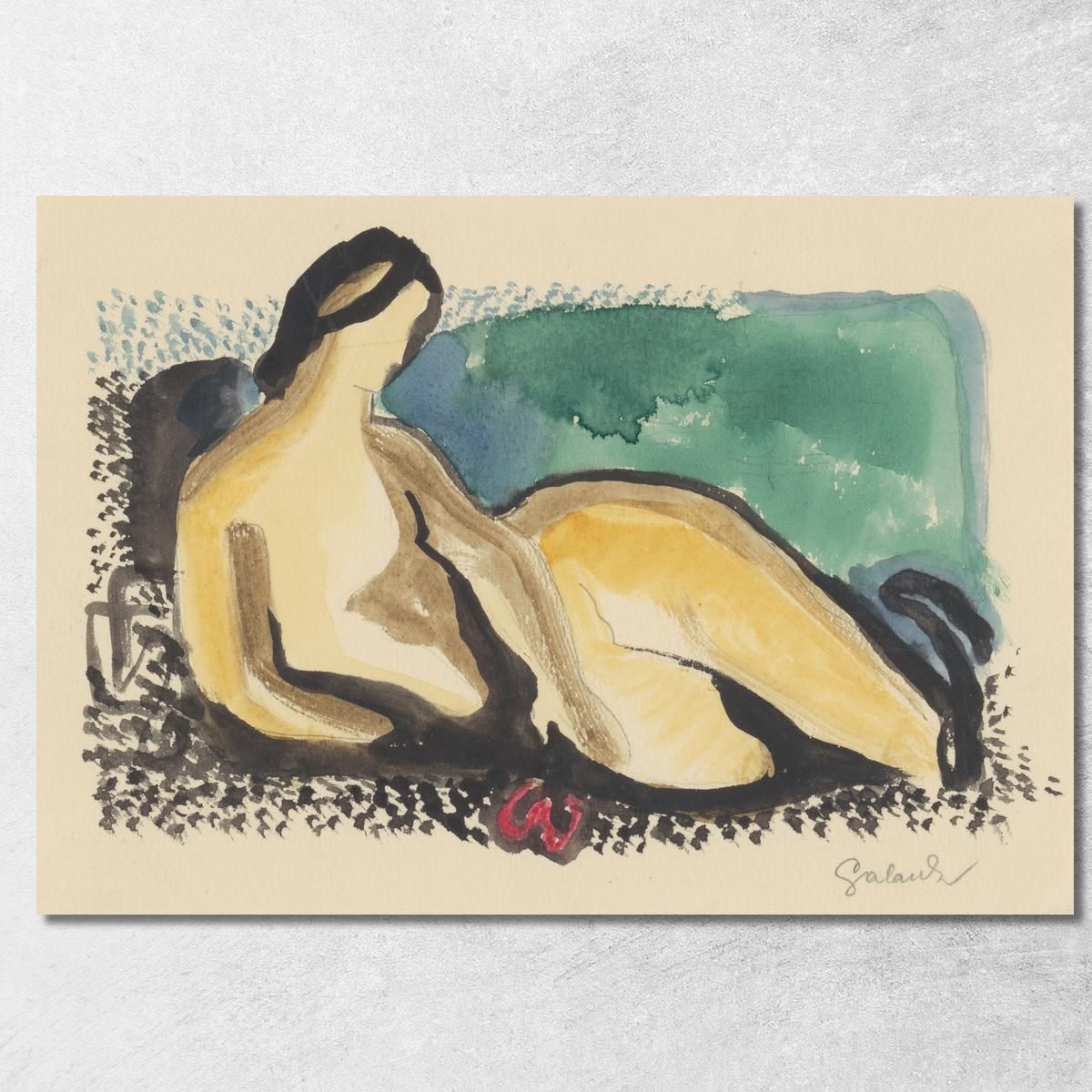 Sdraiato Nudo 2 Mikuláš Galanda mgl64 quadro stampa su tela Sdraiato Nudo 2 Mikuláš Galanda mgl64 quadro stampa su tela