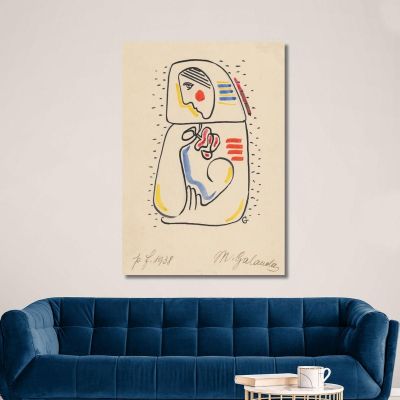Viaggio Mikuláš Galanda mgl70 quadro stampa su tela Viaggio Mikuláš Galanda mgl70 quadro stampa su tela