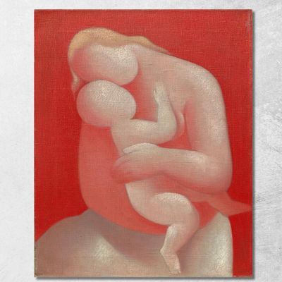 Madonna Rosa Madre Mikuláš Galanda mgl75 quadro stampa su tela