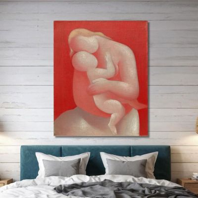 Mutter Rosa Madonna Mikuláš Galanda, mgl75 drucken auf leinwand