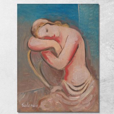 Modello Seduto Mikuláš Galanda mgl98 quadro stampa su tela