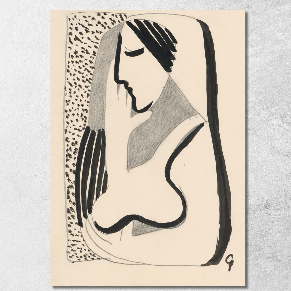 Donna Premurosa Mikuláš Galanda mgl121 quadro stampa su tela Donna Premurosa Mikuláš Galanda mgl121 quadro stampa su tela