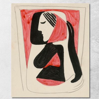 Zena Mikuláš Galanda mgl154 quadro stampa su tela