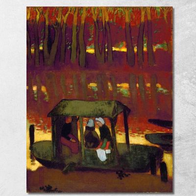 Ricordo Della Sera I Maurice Denis mdn19 quadro stampa su tela