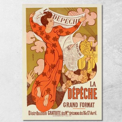 Il Dispaccio Da Tolosa Maurice Denis mdn25 quadro stampa su tela