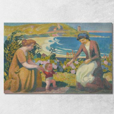 I Primi Passi Di Domi In Silencio Maurice Denis mdn37 quadro stampa su tela