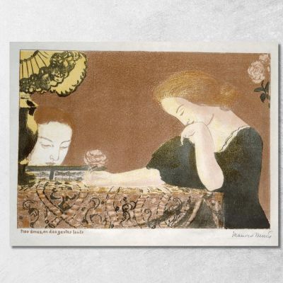 Le Nostre Anime In Gesti Lenti Maurice Denis mdn46 quadro stampa su tela