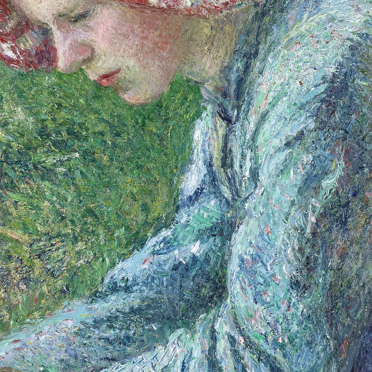 Una Contadina Seduta 1885 Camille Pissarro cps7 quadro stampa su tela