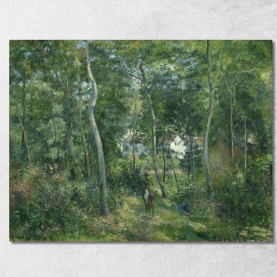 Margine Del Bosco Vicino All'Ermitage Pontoise Camille Pissarro cps24 quadro stampa su tela