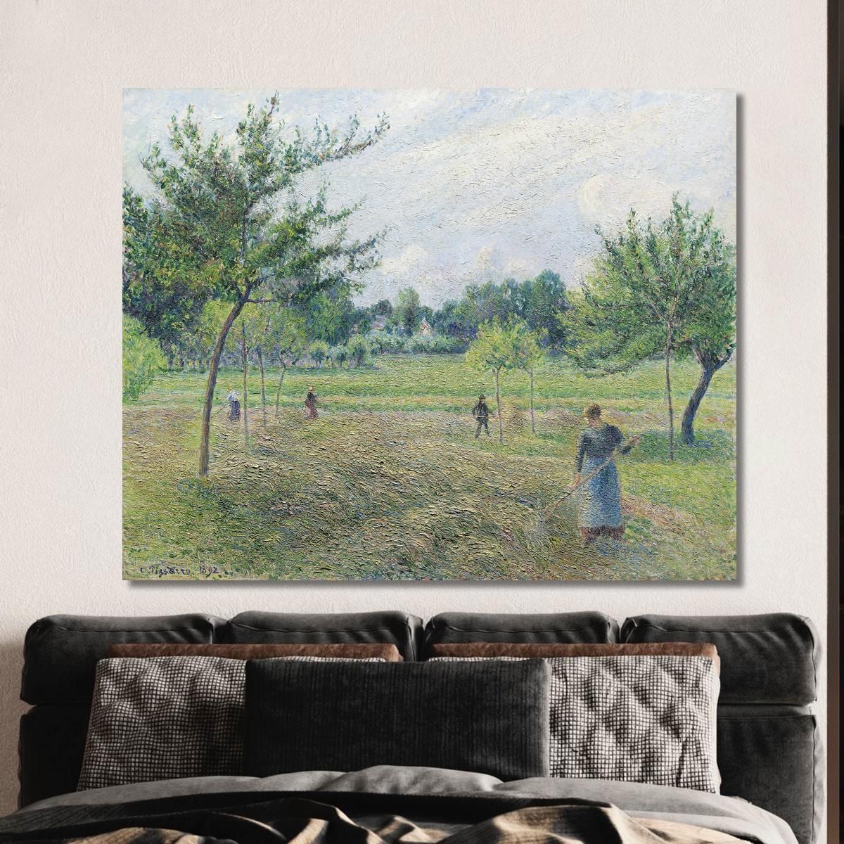 Fienagione A Éragny 1892 Camille Pissarro cps32 quadro stampa su tela