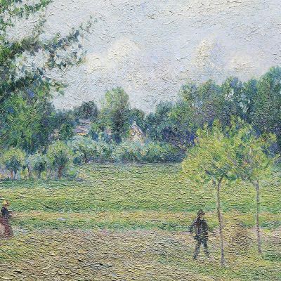 Fienagione A Éragny 1892 Camille Pissarro cps32 quadro stampa su tela