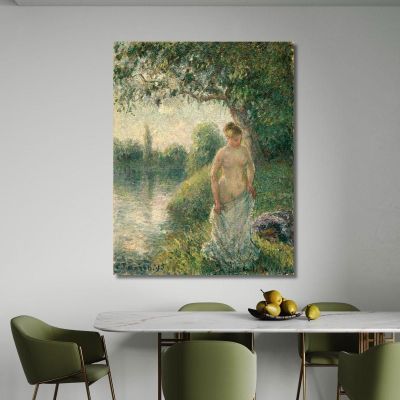 La Bagnante 1985 Camille Pissarro cps69 quadro stampa su tela