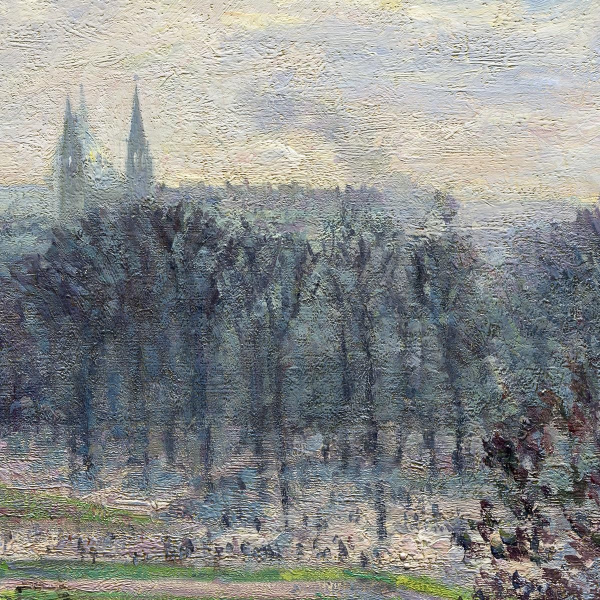 Il Giardino Delle Tuileries In Un Pomeriggio D'Inverno 1899 Camille Pissarro cps77 quadro stampa su tela