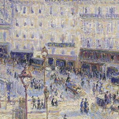 La Place Du Havre Parigi 1893 Camille Pissarro cps90 quadro stampa su tela