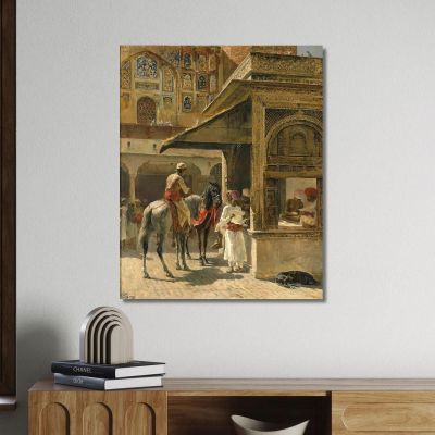 Hindu Merchants Edwin Lord Weeks, elw18 canvas print