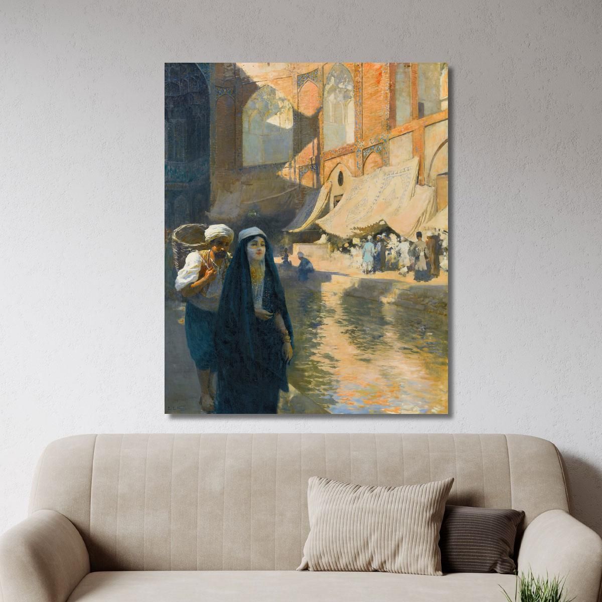 Capire Il Bazar Edwin Lord Weeks elw22 quadro stampa su tela