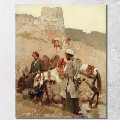 Viaggiare In Persia Edwin Lord Weeks elw42 quadro stampa su tela
