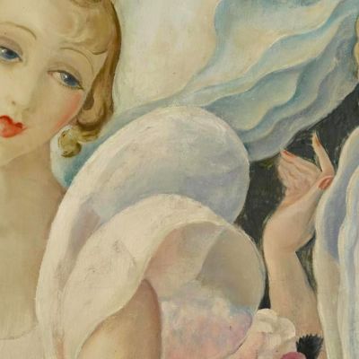 Le Donne Fatali Gerda Wegener gwg9 quadro stampa su tela