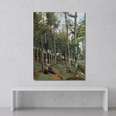 Paysage Breton Jean-Baptiste-Camille Corot, jbc192 tableau impression sur toile