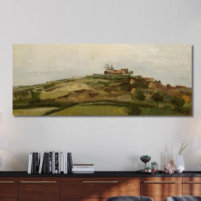 Vista Di Lormes Jean-Baptiste-Camille Corot, jbc291 quadro stampa su tela