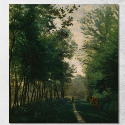 Città Di Avray Jean-Baptiste-Camille Corot jbc298 quadro stampa su tela